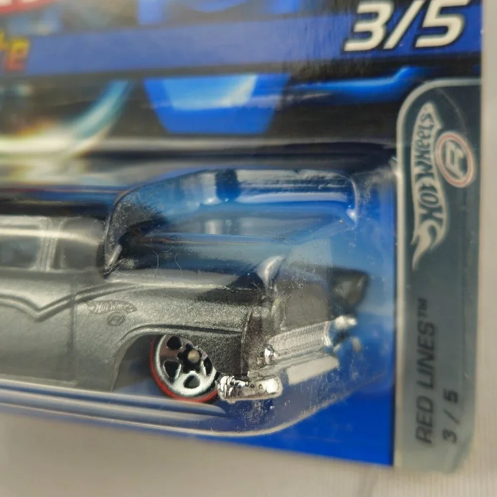 HOT WHEELS 8 CRATE 3/5 RED LINES‎ 098 - MINT - GRAY - (K218)